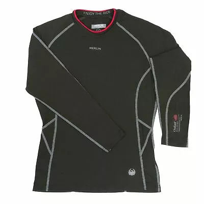 Motorcycle Base Layer > Merlin Outlast Ladies Thermal Long Sleeve Top - Black • $160.38